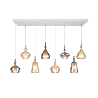 Závěsné světlo Trio Aldea bílá 349400817