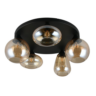 Stropní světlo Trio Lumina černá 617030513