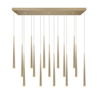 Závěsné světlo Trio Select Cala zlatá 354811579