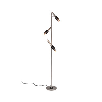 Stojací lampa Trio Select Ikaris nikl 455310307
