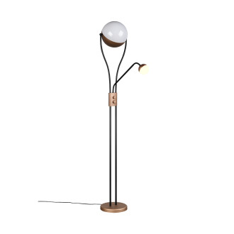 Stojací lampa Trio Chris káva 478310265