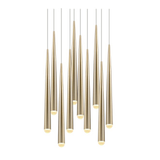 Závěsné světlo Trio Select Cala zlatá 354831079