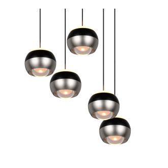 Závěsné světlo Trio Select Orbit nikl 344430507