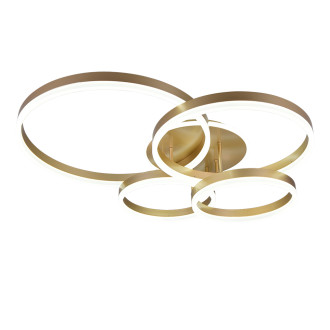 Stropní světlo Trio Drake zlatá 632210479