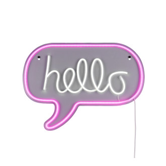 Nástěnné světlo Reality Hello transparent R23711100