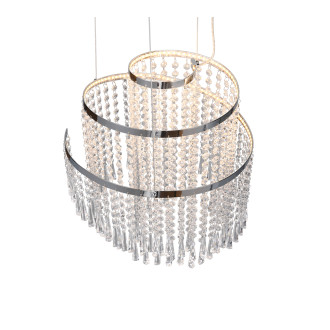 Závěsné světlo Reality Pomp chrom R37341106