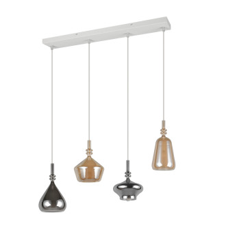 Závěsné světlo Trio Aldea bílá 349400417