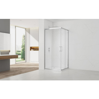 Sprchový kout čtverec 90x90 cm SAT TEX SATBKTEXQ90