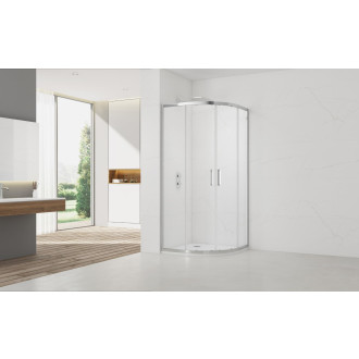 Sprchový kout čtvrtkruh 90x90 cm SAT TEX SATBKTEXS90