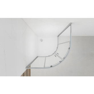 Sprchový kout čtvrtkruh 90x90 cm SAT TEX SATBKTEXS90