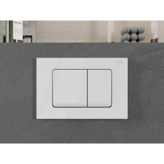 Ovládací tlačítko Mexen Fenix 10 XS, lesklá bílá - 601000