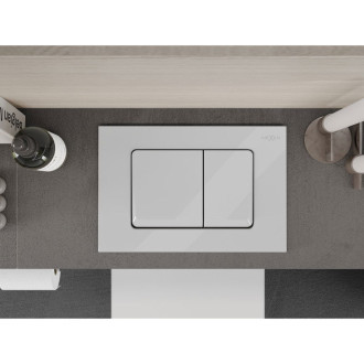 Ovládací tlačítko Mexen Fenix 10 XS, lesklá bílá - 601000