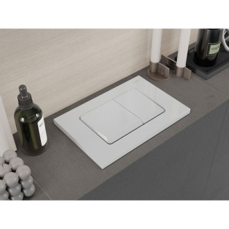 Ovládací tlačítko Mexen Fenix 10 XS, lesklá bílá - 601000