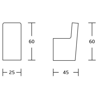 Háček na ručník Mexen Adox, chrom - 7018235-00