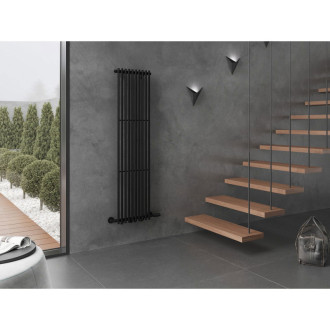 TULSA otopné těleso 1600x420, 613 W, černá W219-1600-420-00-70