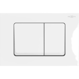 Splachovací tlačítko Mexen Fenix 10 XS, matně bílé - 601020