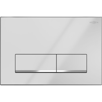 Splachovací tlačítko Mexen Fenix 12, lesklý chrom - 601201