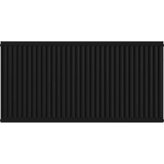 Mexen C33 deskový radiátor 600 x 2400 mm, boční připojení, 5603 W, černý - W433-060-240-70