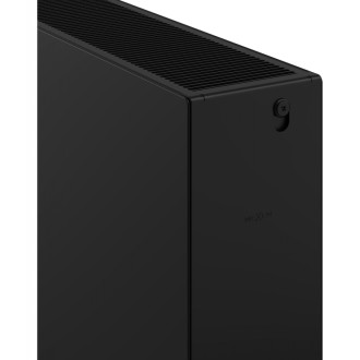 Ocelový radiátor Mexen Flat CF33 600x2000, boč. přip., 4402 W, černé W433F-060-200-70