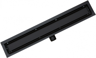 FLAT černý nerezový sprchový žlab 800mm 1715080