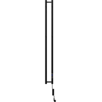 Mexen Pino elektrický radiátor s držáky na ručníky 1405 x 137 mm, 150 W, černý - W301-1405-137-00-70