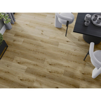 Vinylové lamely Mexen Oakley 1240 x 182 mm SPC 6,5 mm, podklad IXPE 1,5 mm, 4 V-drážky, dub - F1030-1240-182-505-4V1-01