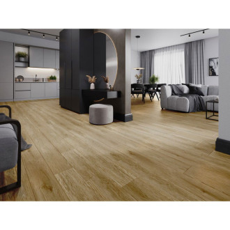 Vinylové lamely Mexen Manhattan 1240 x 182 mm SPC 6,5 mm, podklad IXPE 1,5 mm, 4 V-drážky, dub - F1041-1240-182-505-4V1-01