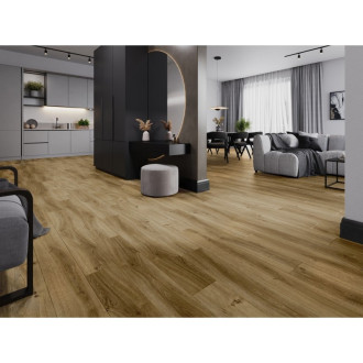 Vinylové lamely Mexen Amsterdam 1240 x 182 mm SPC 6,5 mm, podklad IXPE 1,5 mm, 4 V-drážky, dub - F1042-1240-182-505-4V1-01