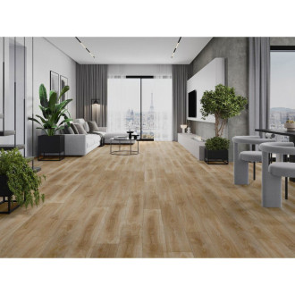 Vinylové lamely Mexen San Marcos 1240 x 182 mm SPC 6,5 mm, podklad IXPE 1,5 mm, 4 V-drážky, dub - F1048-1240-182-505-4V1-01