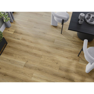 Vinylové lamely Mexen Sanford 1240 x 182 mm SPC 6,5 mm, podklad IXPE 1,5 mm, 4 V-drážky, dub - F1059-1240-182-505-4V1-01