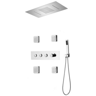 Sprchová souprava Mexen Soler pod omítku, chrom - 7601-04-00