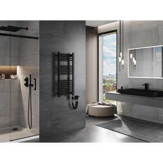 Mexen Mars elektrický radiátor 900 x 400 mm, 300 W, černý - W110-0900-400-6300-70