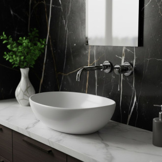 Rea Podomítková umyvadlová baterie REA LUNGO Diamond Chrom + BOX REA-B6382