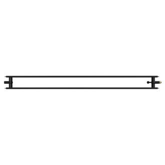 Mexen CVHF20  Plochý radiátor 600x2000, spod. přip., 2007 W, černý W620HF-060-200-70