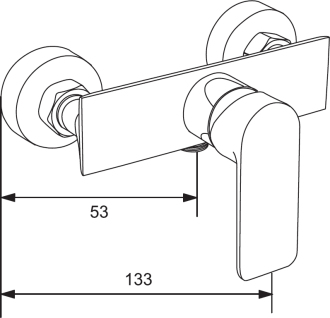 Sprchový set Mexen Alexa DS62, černý - 71214DS62-70