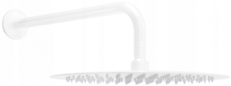 Mexen Slim kulatá dešťová sprcha 25 cm se sprchovým ramenem, bílá - 79225211-20
