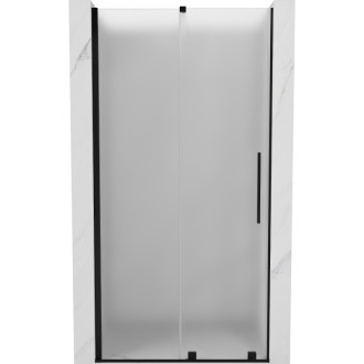 Posuvné sprchové dveře Mexen Velar 100 cm, matné, černé - 871-100-000-31-70