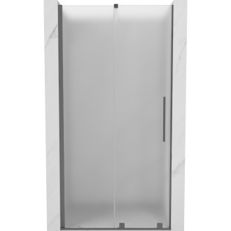 Posuvné sprchové dveře Mexen Velar 90 cm, matné, stříbrné - 871-090-000-31-95