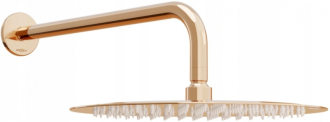 Dešťová sprcha Mexen Slim 30 cm se sprchovým ramenem, růžové zlato - 79230211-60