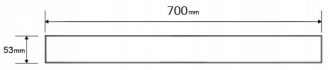 Rošt pro žlab FLAT/FLAT 360 vzor M13 700mm 1019070