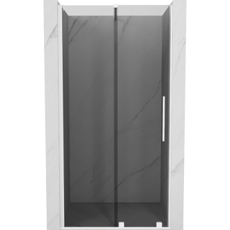 Posuvné sprchové dveře Mexen Velar 90 cm, grafit, bílá - 871-090-000-41-20