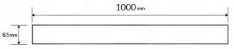 Rošt černý pro žlab FLAT černý vzor M12 1000mm 1721100