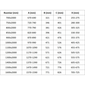 Mexen Velar Posuvná sprchová zástěna Walk-in 85 x 200 cm, grafit 8 mm, stříbrná - 871-085-000-43-95