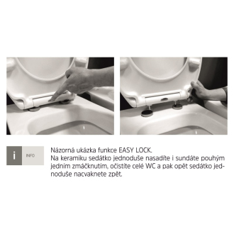 Mereo Baby WC sedátko Slim - duroplast, Soft - Close, nerez. panty - Easy Lock bílé CSS120