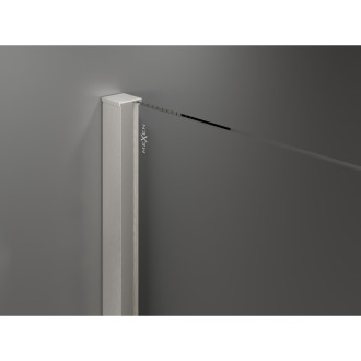Posuvný sprchový kout Mexen Velar 150 x 100 cm, průhledný, kartáčovaný nikl - 871-150-100-01-97