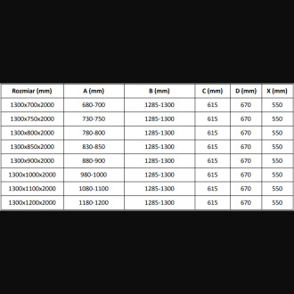 Mexen Velar posuvný sprchový kout 130 x 85 cm, matný, chrom - 871-130-085-31-01