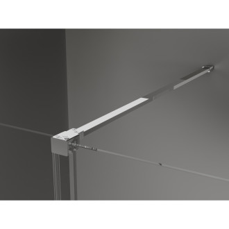 Mexen Velar posuvný sprchový kout 160 x 75 cm, matný, chrom - 871-160-075-31-01