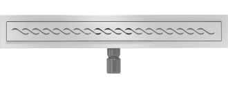 Mexen Flat M18 odtokový žlab 60 cm chrom - 1023060-15