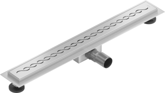Mexen Flat M18 odtokový žlab 60 cm chrom - 1023060-15
