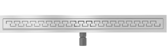 Mexen Flat M15 odtokový žlab 80 cm chrom - 1024080-15